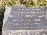 NAUDE Ronnie Clarence 1942-1977
