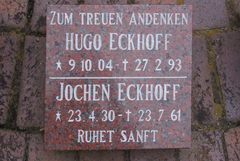 ECKHOFF Hugo 1904-1993 :: ECKHOFF Jochen 1930-1961