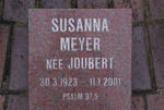 MEYER Susanna nee JOUBERT 1923-2001