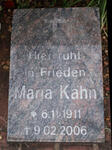 KAHN Maria 1911-2006