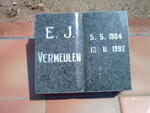 VERMEULEN E.J. 1904-1992