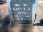 BOTES Susanna J. 1906-1951