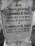 SMIT Cornelis H. 1836-1918 & Johanna H. 1841-1917