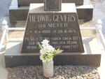 GEVERS S.C. Hedwig nee MEYER 1905-1975