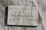 HARDING Rae Virgil 1925-1987