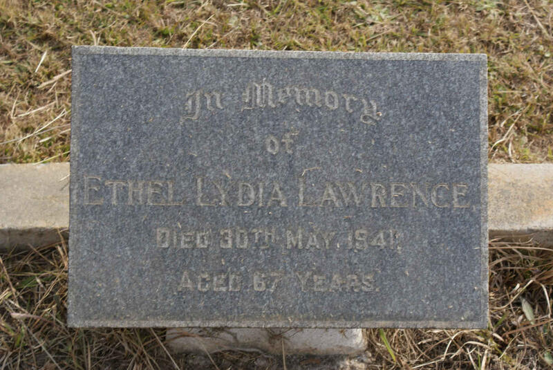 LAWRENCE Ethel Lydia -1941