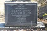 MERWE Helena Josina, van der nee OOSTHUISEN 1884-1969
