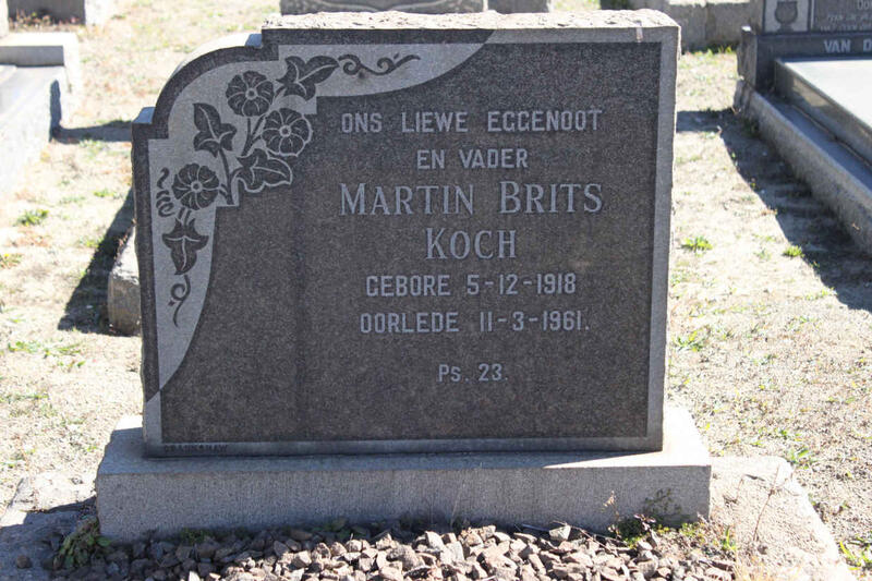KOCH Martin Brits 1918-1961
