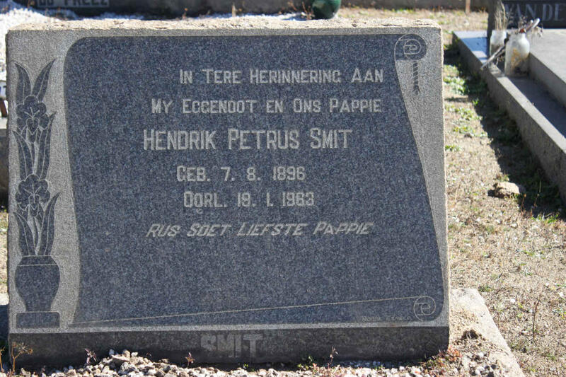SMIT Hendrik Petrus 1896-1963