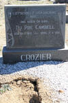 CROZIER Du Pre Cambell 1913-1991