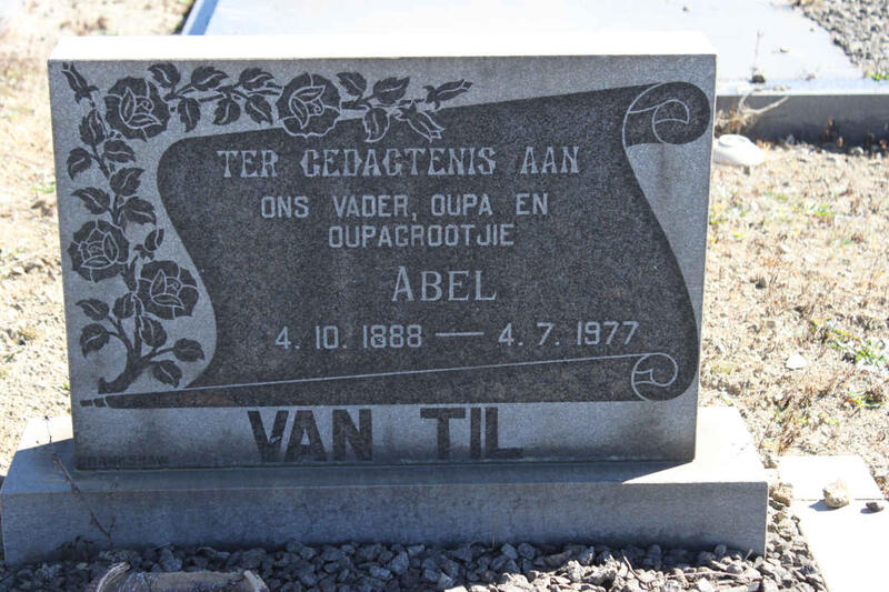 TIL Abel, van 1888-1977