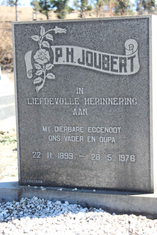 JOUBERT P.J. 1899-1978
