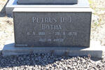 BOTHA Petrus D.J. 1881-1978