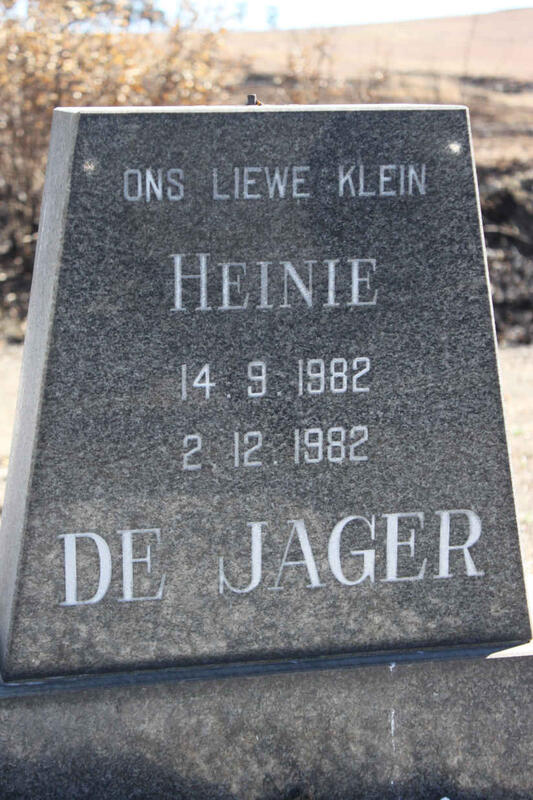 JAGER Heinie, de 1982-1982