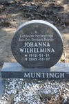 MUNTINGH Johanna Wilhelmina 1915-2005