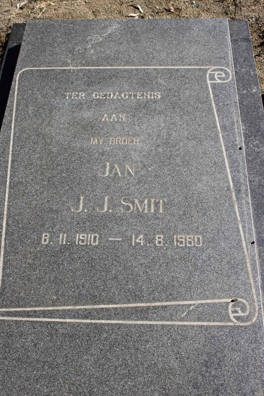 SMIT J.J. 1910-1980