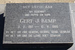 KEMP Gert J. 1917-1985