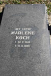 KOCH Marlene 1942-1989