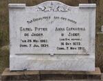 JAGER Carel Pieter, de 1862-1934 & Anna Catharina SWANEPOEL 1872-1918