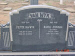 WYK Pieter, van 1879-1954 & Maria Adriana V.D.WALT 1887-1965