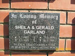 GARLAND Gerald 1900-1985 & Sheila 1902-1983