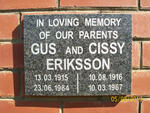 ERIKSSON Gus 1915-1984 & Cissy 1916-1967