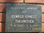 THEUNISSEN Oswald Ernest 1920-1997