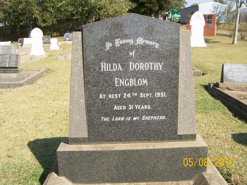 ENGBLOM Hilda Dorothy -1951