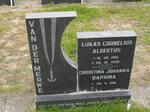 MERWE Lukas Cornelius Albertus, van der 1916-1995 & Christina Johanna Daphina 1916-