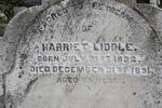 LIDDLE Harriet 1832-1891