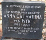 WYK Anna Catharina, van 1929-2003