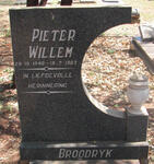 BROODRYK Pieter Willem 1948-1983