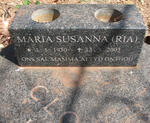 CLOETE Susanna 1930-2003