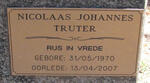 TRUTER  Nicolaas Johannes 1970-2007
