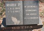 BOTHA  Maria P. 1909-1993