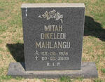 MAHLANGU Mitah Dikeledi 1978-2002