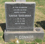 O' CONNOR Sarah Sussanah 1913-2001