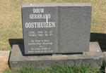 OOSTHUIZEN Douw Gerbrand 1939-2001