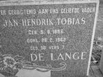 LANGE Jan Hendrik Tobias, de 1896-1962