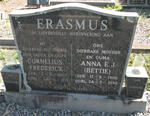 ERASMUS Cornelius Frederick 1905-1971 & Anna E.J. 1906-1996