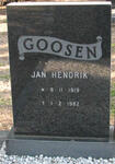 GOOSEN Jan Hendrik 1919-1982
