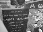 MC DONALD Casper Nicolaas 1896-1980