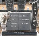 GOUWS Abel 1955-1997 & Aronda 1960-