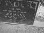 KNELL Johanna Magdalena 1911-1985