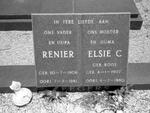 SEEGERS Renier 1906-1981 & Elsie C. geb. ROOS 1907-1980