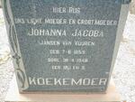 KOEKEMOER Johanna Jacoba nee JANSEN VAN VUUREN 1859-1948