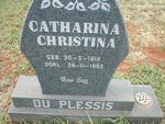 PLESSIS Catharina Christina, du  1912-1982