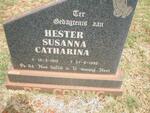 CONING Hester Susanna Catharina, de 1912-1982