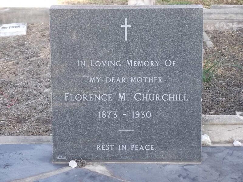 CHURCHILL Florence M. 1873-1930
