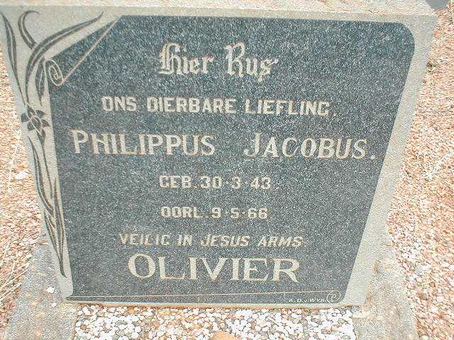 OLIVIER Philippus Jacobus 1943-1966